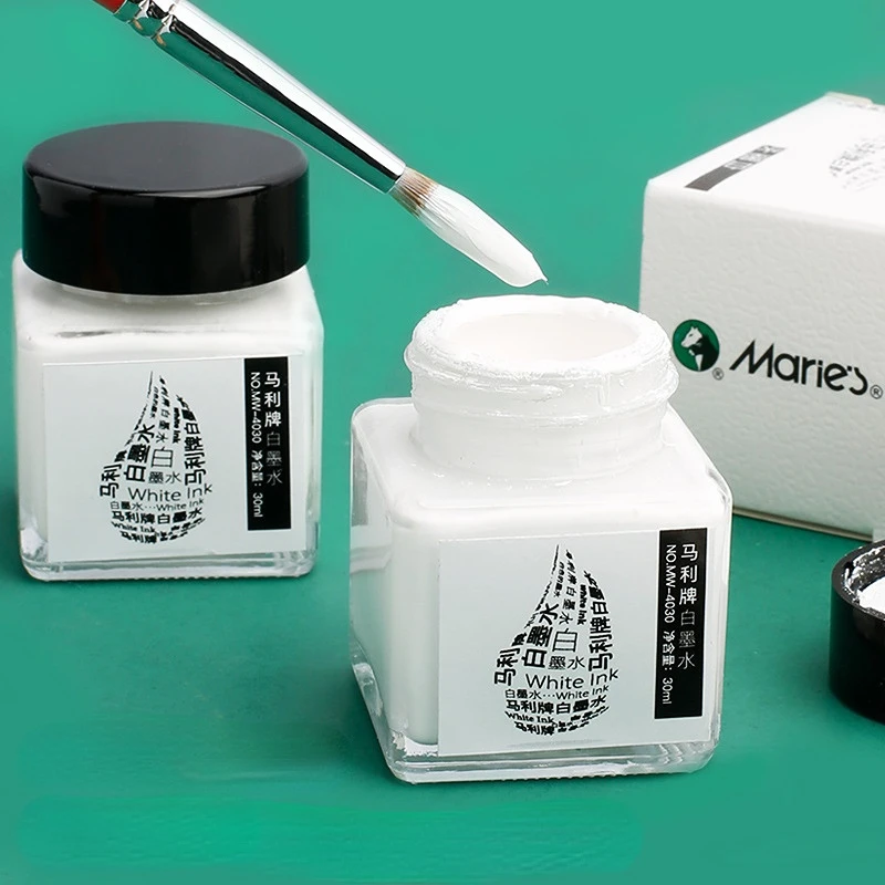 Correction Fluid White - 30 мл белые чернила с высоким