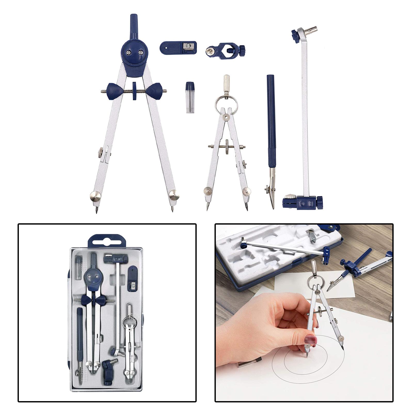 Compass Geometry Set - Набор геометрических фигур 7 шт., инструмент