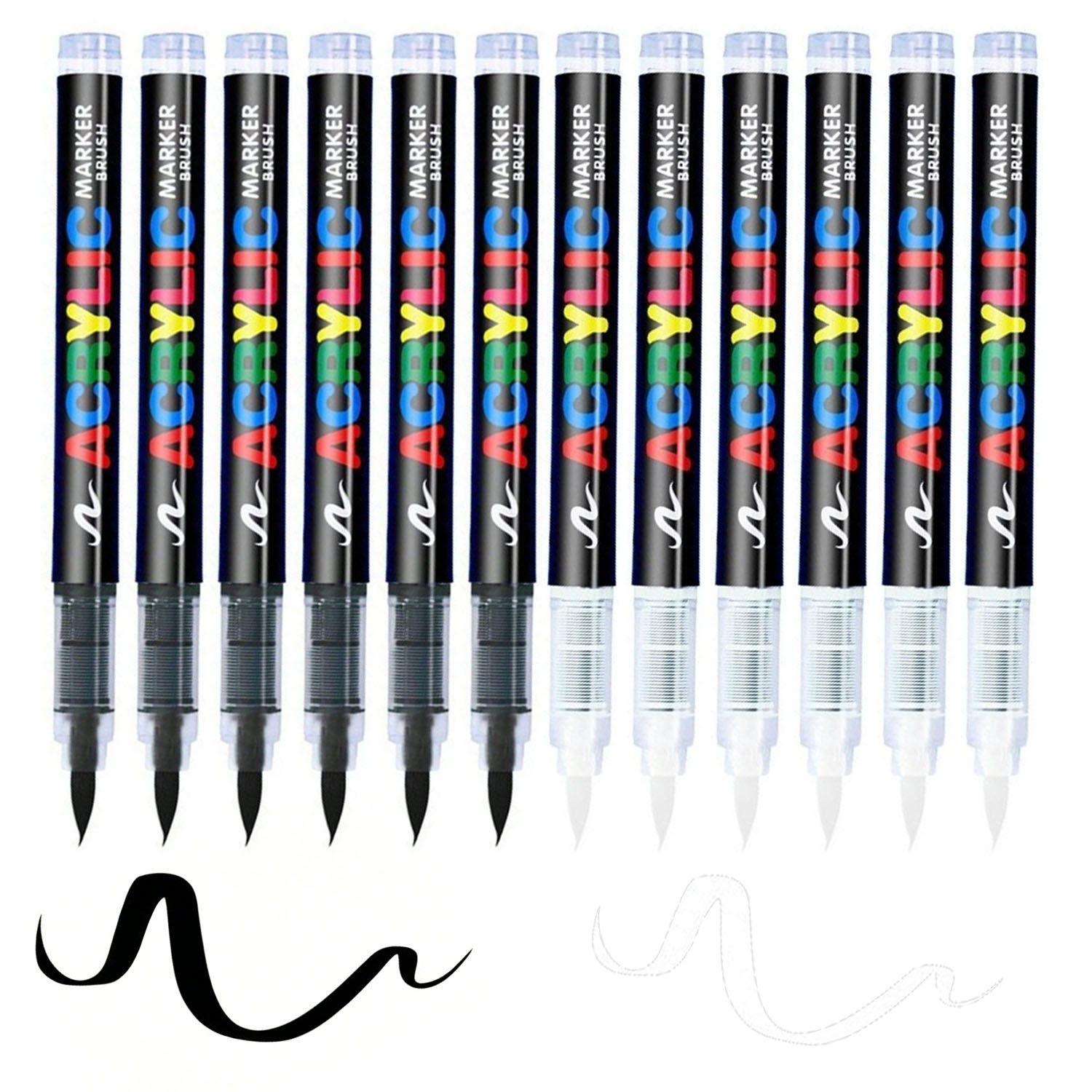Whiteboard Marker Set - Набор акриловых маркеров с мягким наконечником,