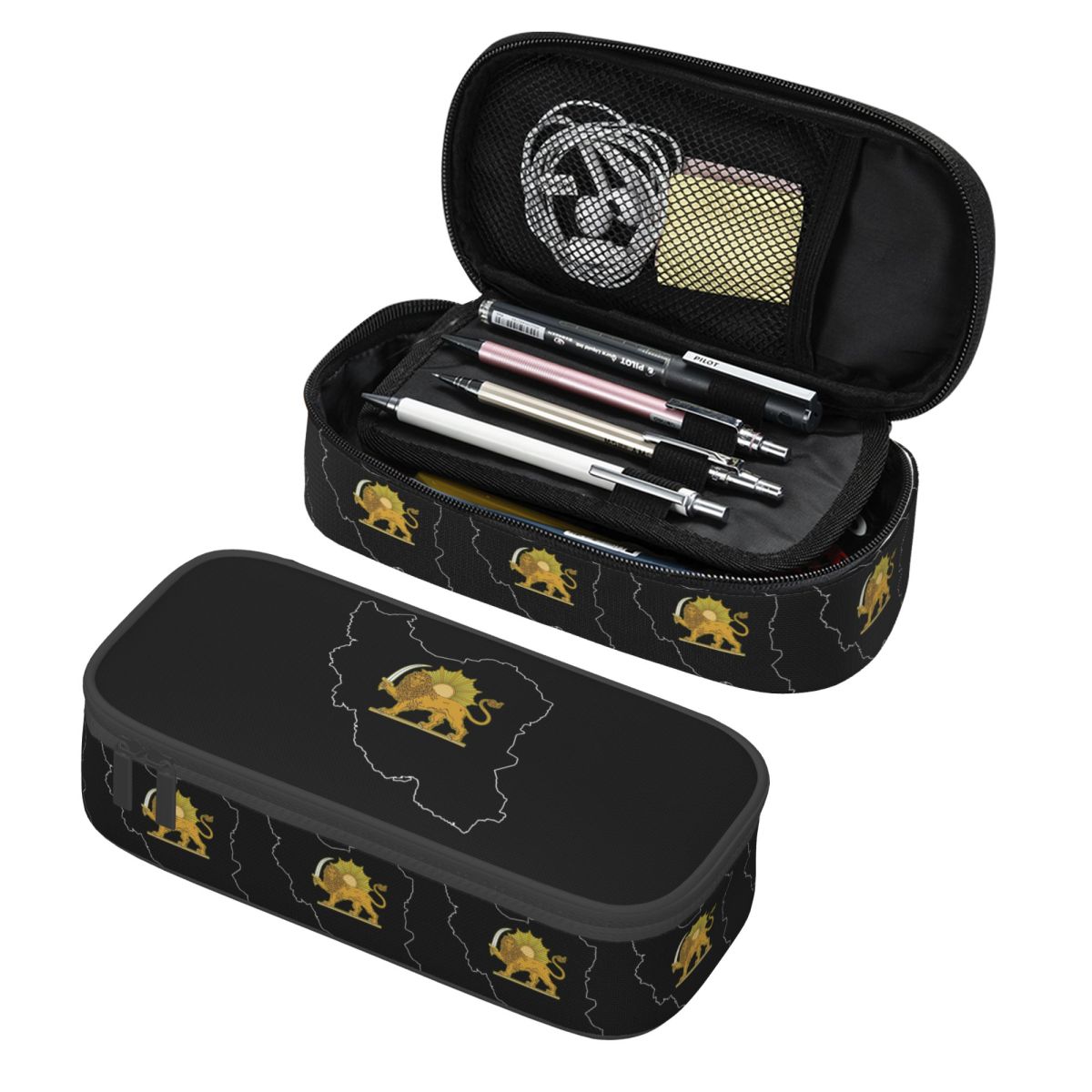 Lion Stationery & Office Supply(Kunshan)Co.Ltd - Черные пеналы с персидским львом из