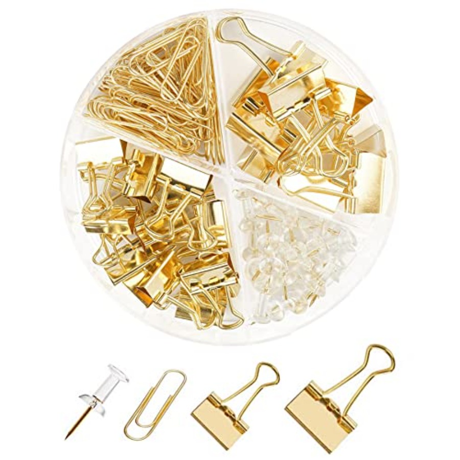 Binder Clip Assorted - Набор для скрепления бумаги и клипсы,