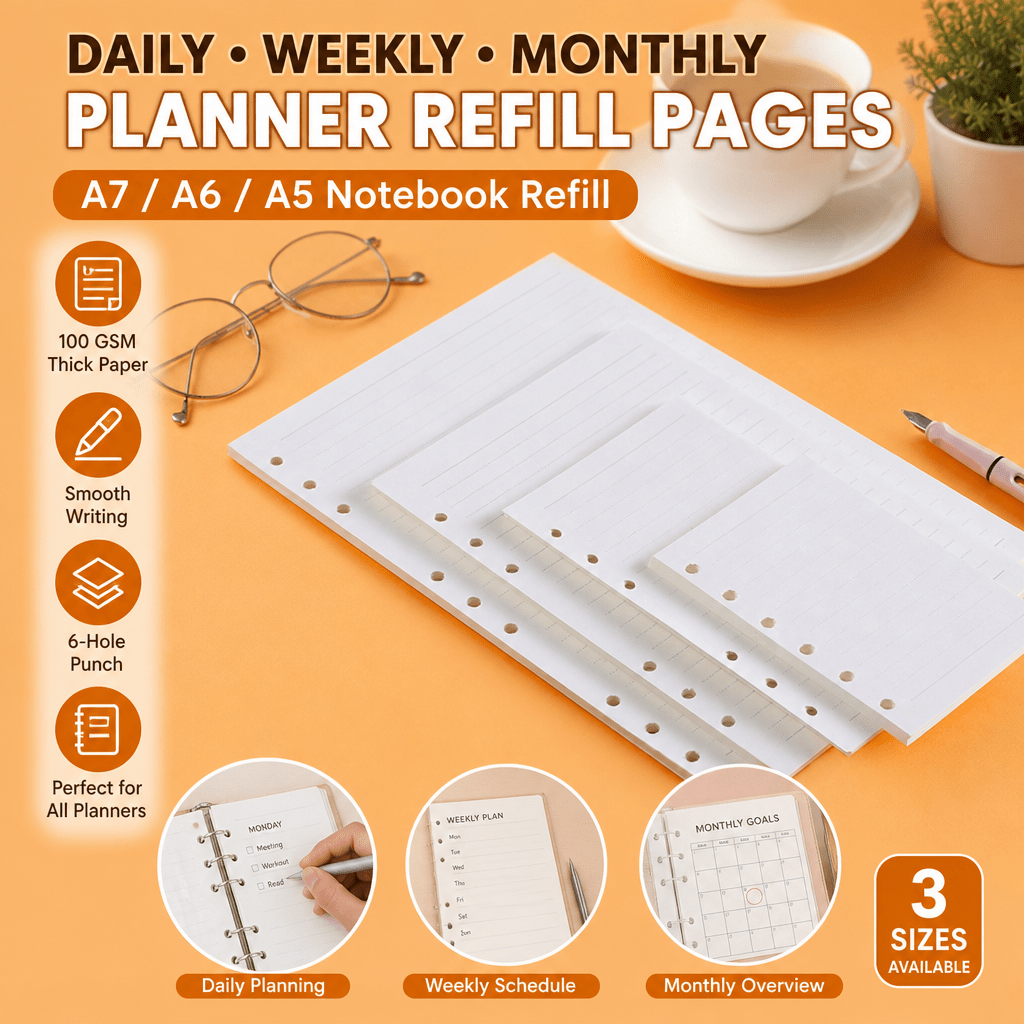 Notebook Dotted A5 - Сменные листы для планеров A5, A6,