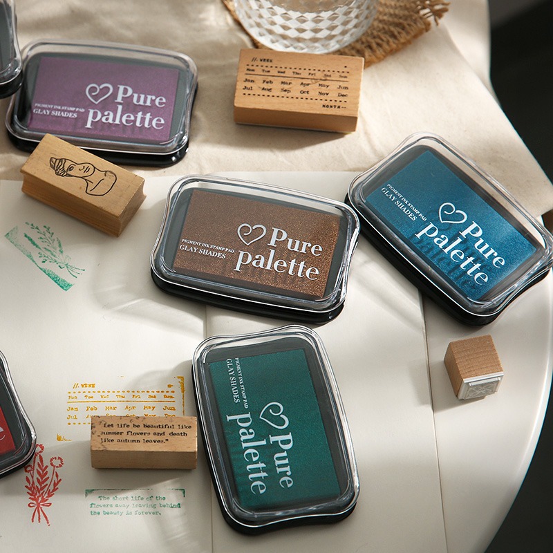 Self Inking Stamp - Винтажная цветная чернильная подушечка для штамповки,