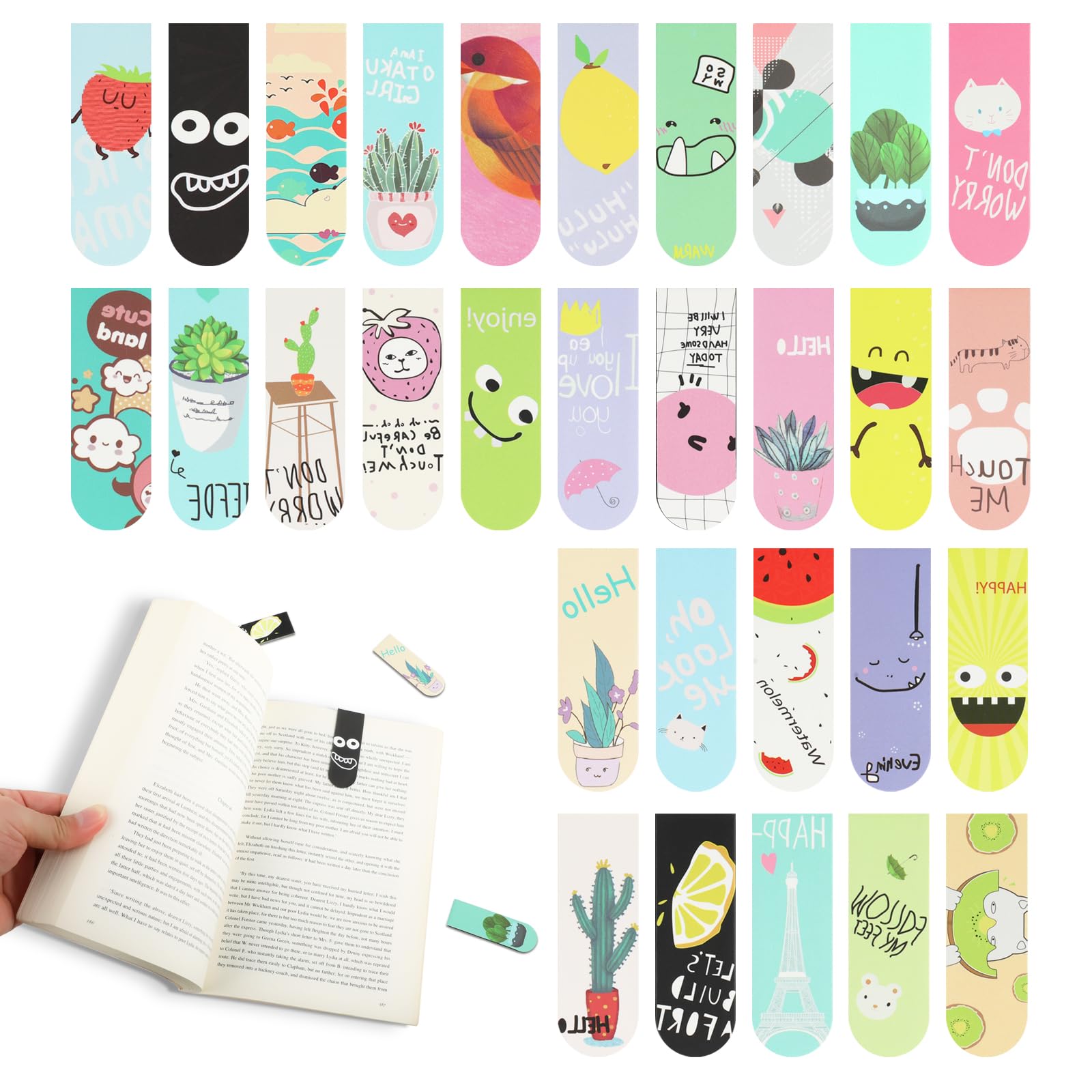 Bookmark Magnetic Clip - 18 шт./30 шт. магнитные закладки для