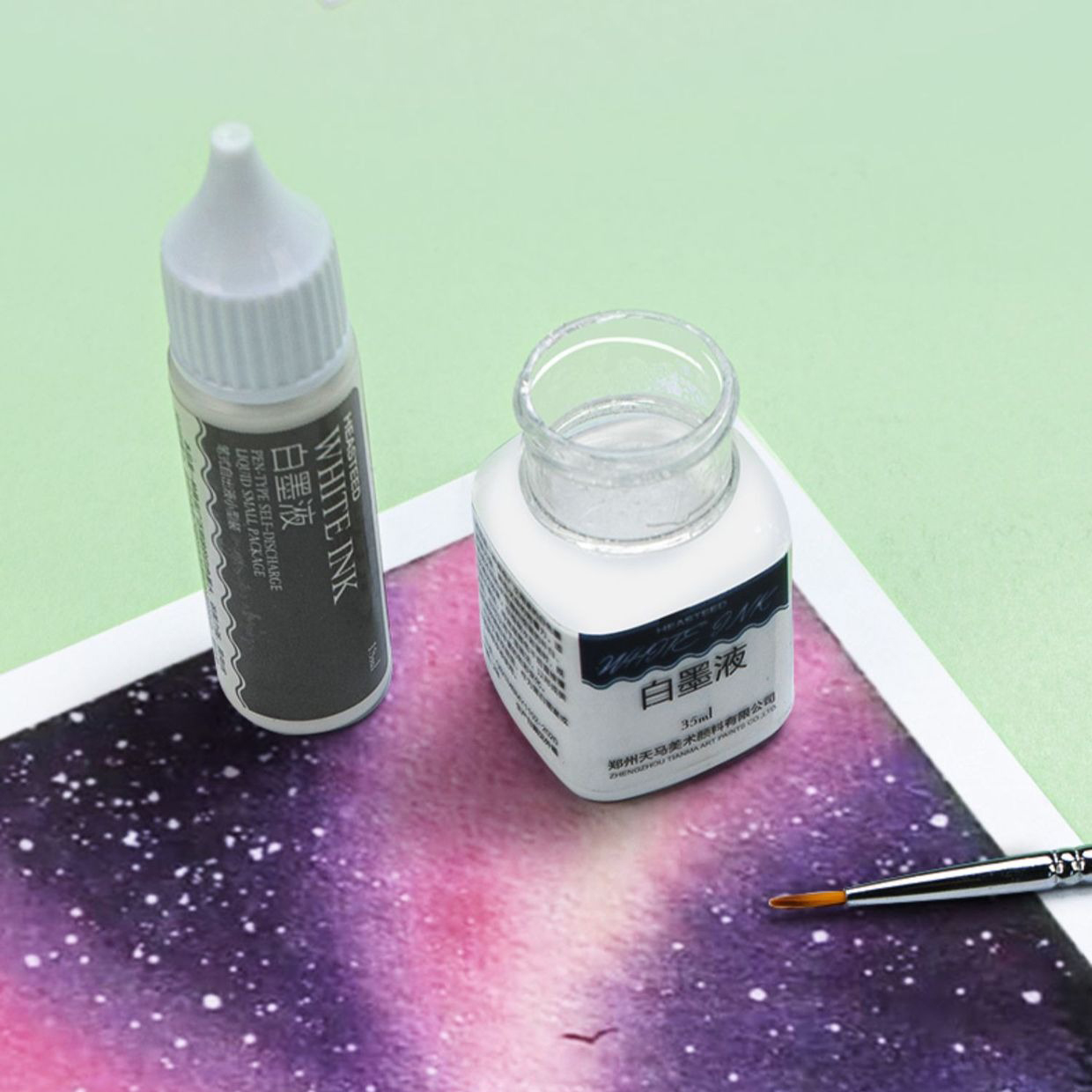 Correction Fluid White - 18 мл/35 мл белые чернила для