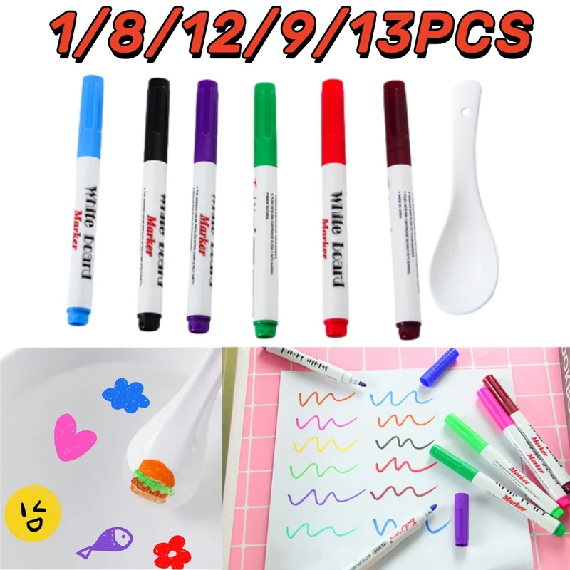 Whiteboard Marker Set - Набор волшебных водных ручек для рисования
