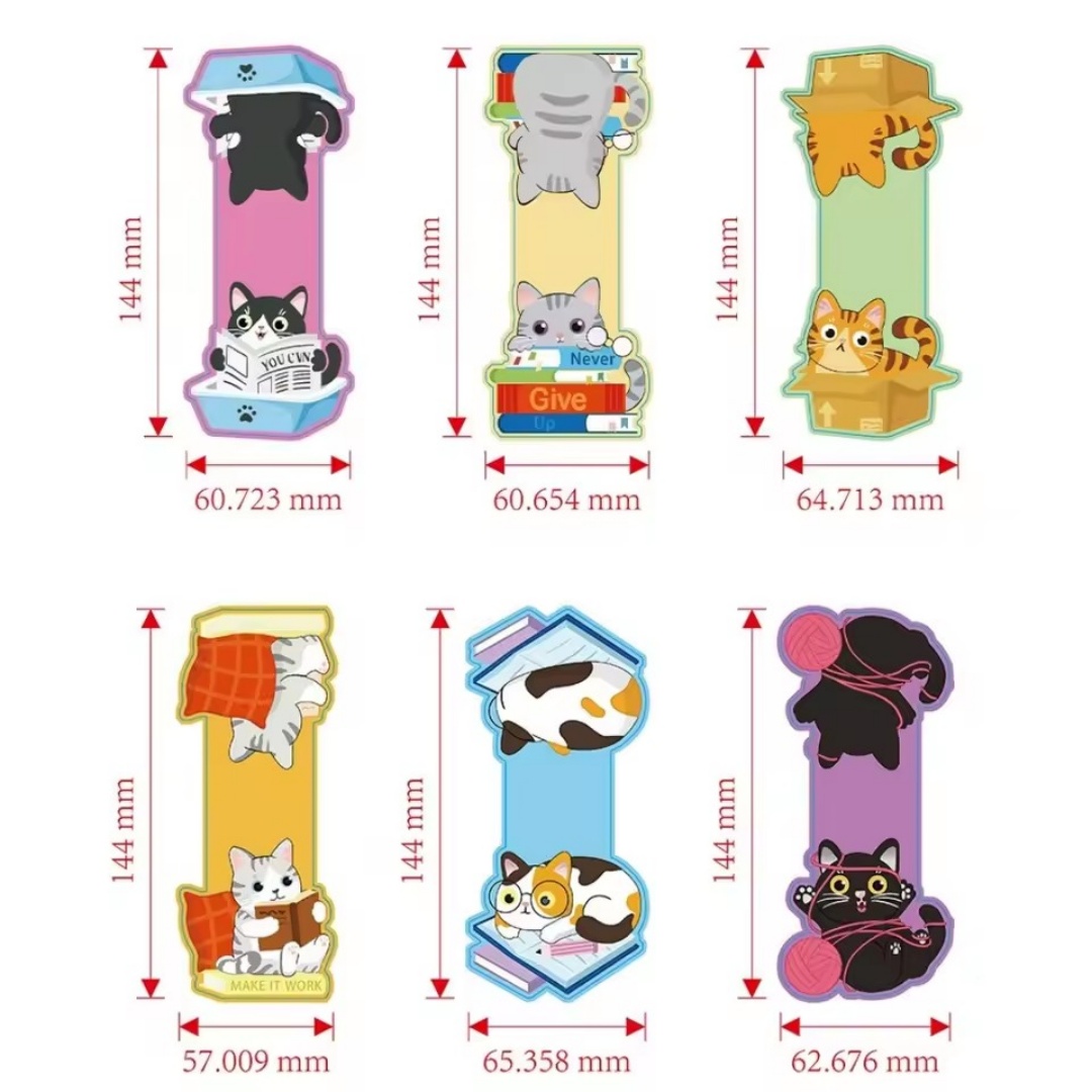 Bookmark Magnetic Clip - Набор из 3 магнитных закладок с