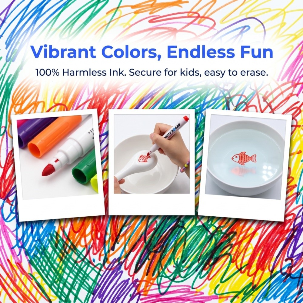 Набор из 12 плавающих маркеров – обзор и цена Whiteboard Marker Set