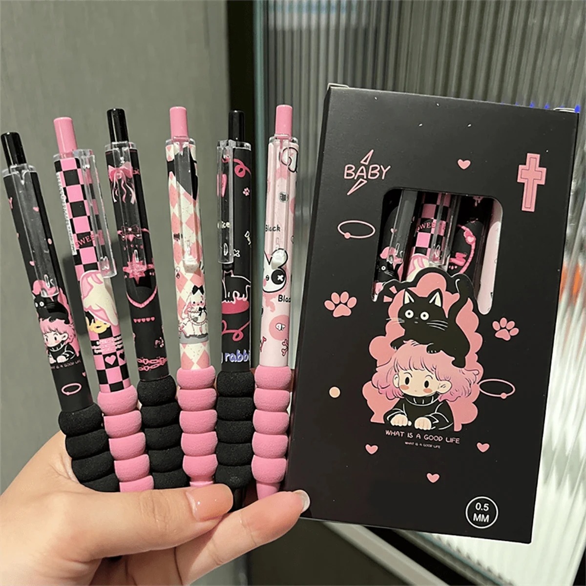 Набор из 6 модных милых ручек  – обзор и цена Ideal Stationery & Office Supply