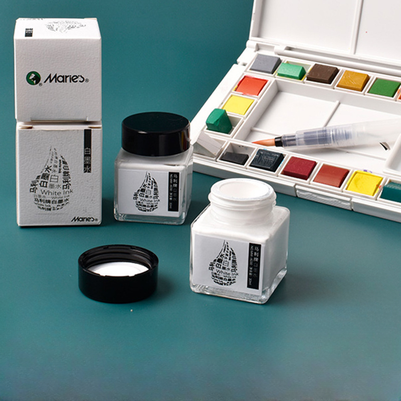 30 мл бутылочная акварель с бе – обзор и цена Correction Fluid White