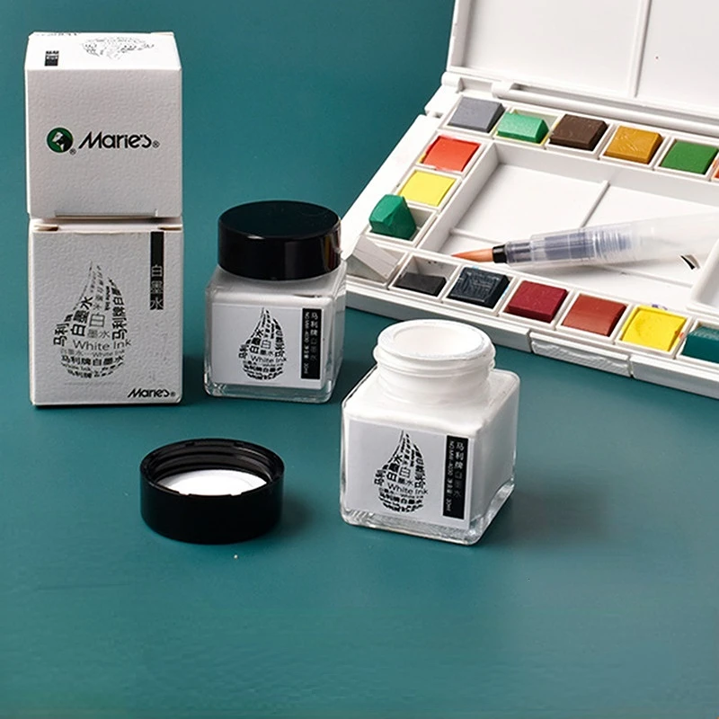 30 мл белые чернила с высоким  – обзор и цена Correction Fluid White