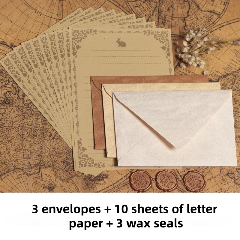 Набор из 16 винтажных льняных  – обзор и цена Wax Seal Stamp Kit