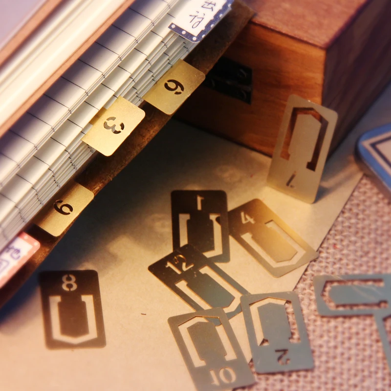 12 шт./партия, винтажные медны – обзор и цена Stationery Office And School Supply Stores