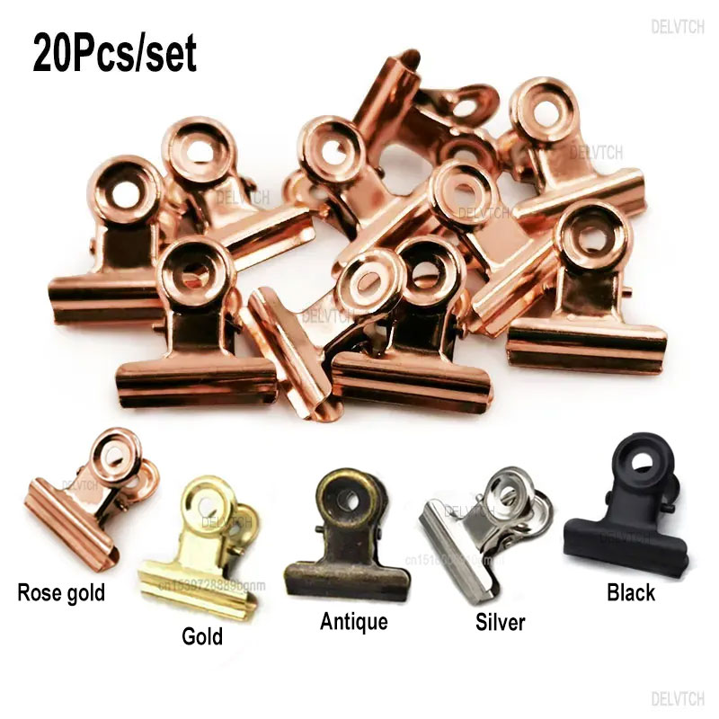 20 шт./компл., 21 мм * 23 мм,  – обзор и цена Binder Clip Assorted