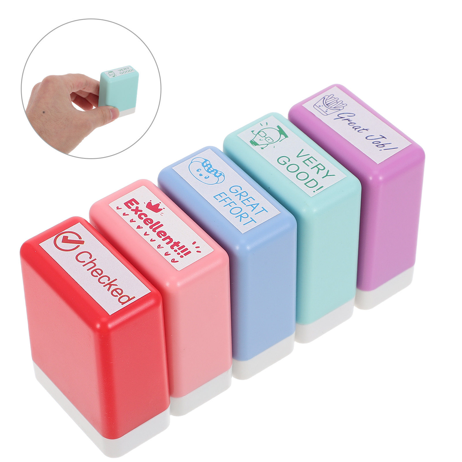 Набор цветных самонаборных шта – обзор и цена Self Inking Stamp