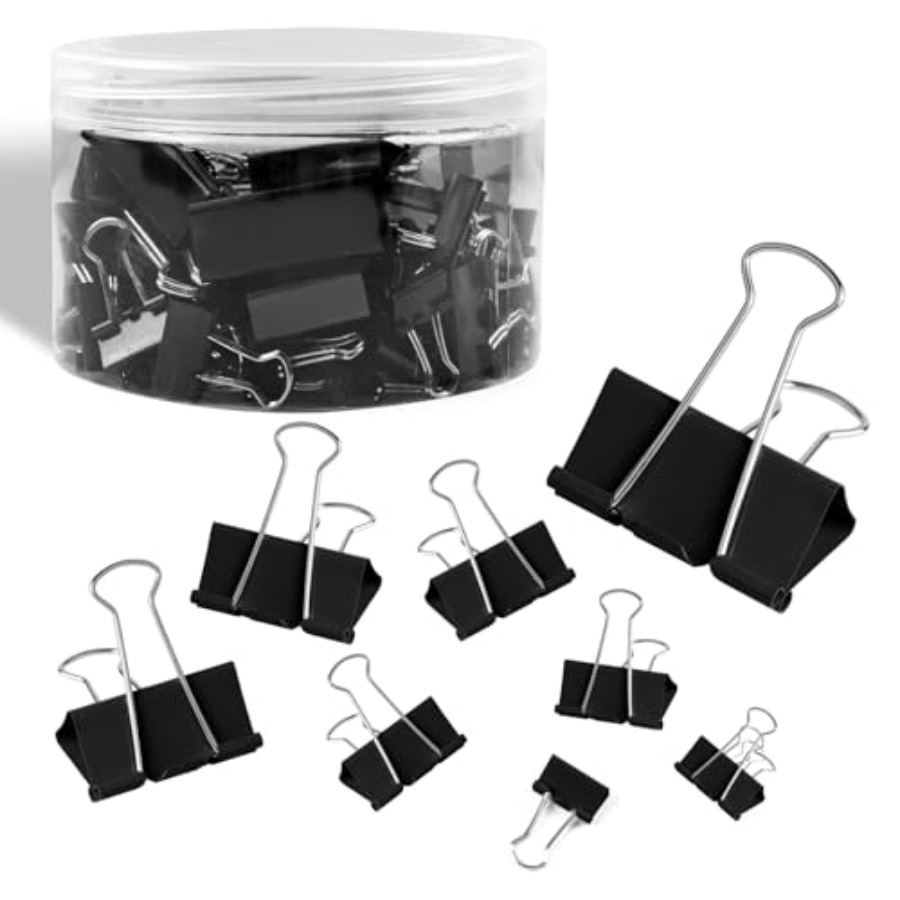 125 шт. цветных зажимов для бу – обзор и цена Binder Clip Assorted