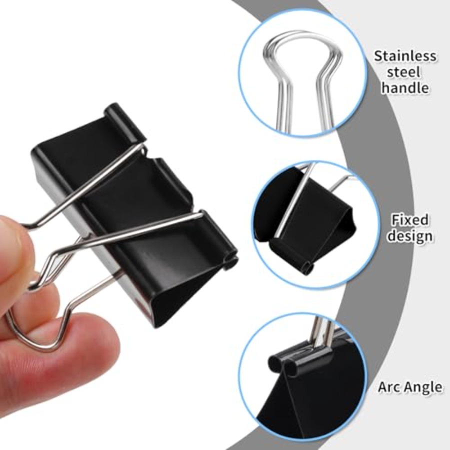 125 шт. цветных зажимов для бу – обзор и цена Binder Clip Assorted