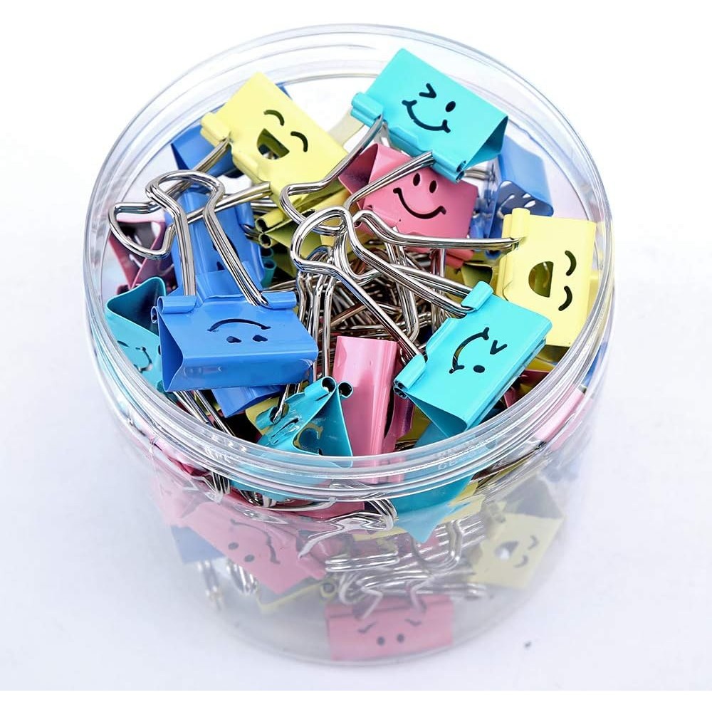 80 шт. разноцветных зажимов дл – обзор и цена Binder Clip Assorted