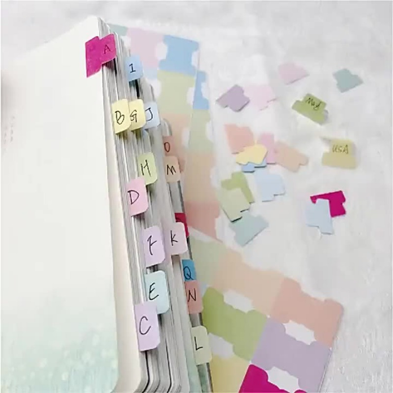 Красочные липкие индексные вкл – обзор и цена Index Tab Divider
